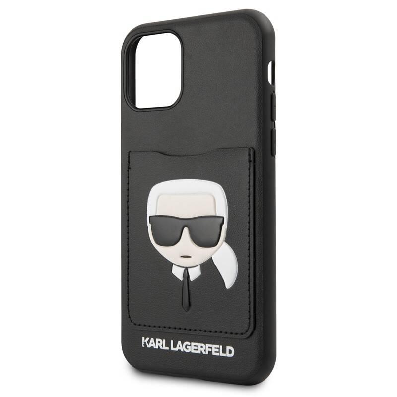 Kryt na mobil Karl Lagerfeld CardSlot pro Apple iPhone 11 černý