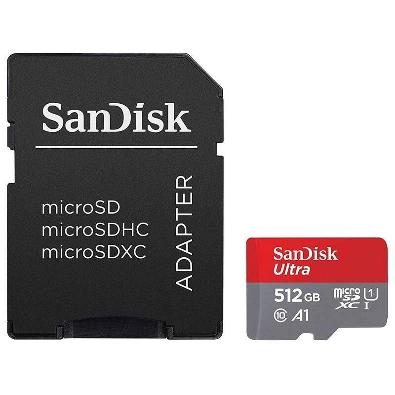 Paměťová karta Sandisk Micro SDXC Ultra 512GB UHS-I U1 adapter