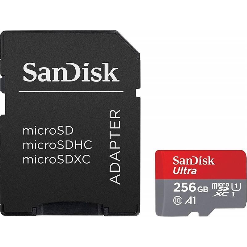 Paměťová karta Sandisk Micro SDXC Ultra Android 256GB UHS-I U1 adapter
