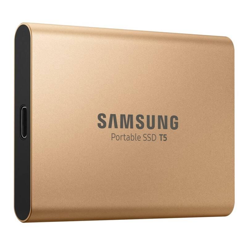 SSD externí Samsung T5, 1TB zlatý