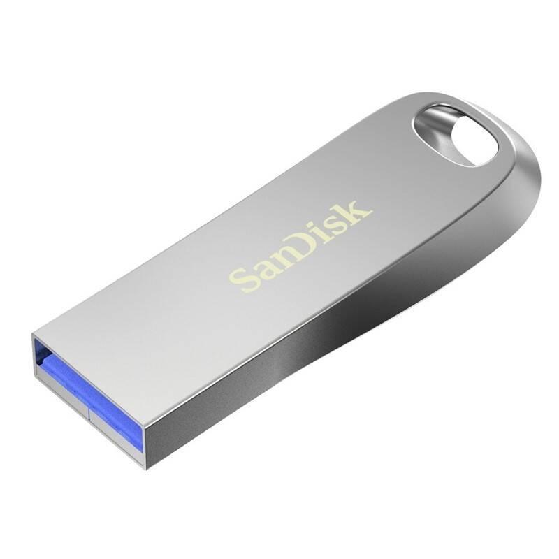 USB Flash Sandisk Ultra Luxe 256GB stříbrný, USB, Flash, Sandisk, Ultra, Luxe, 256GB, stříbrný