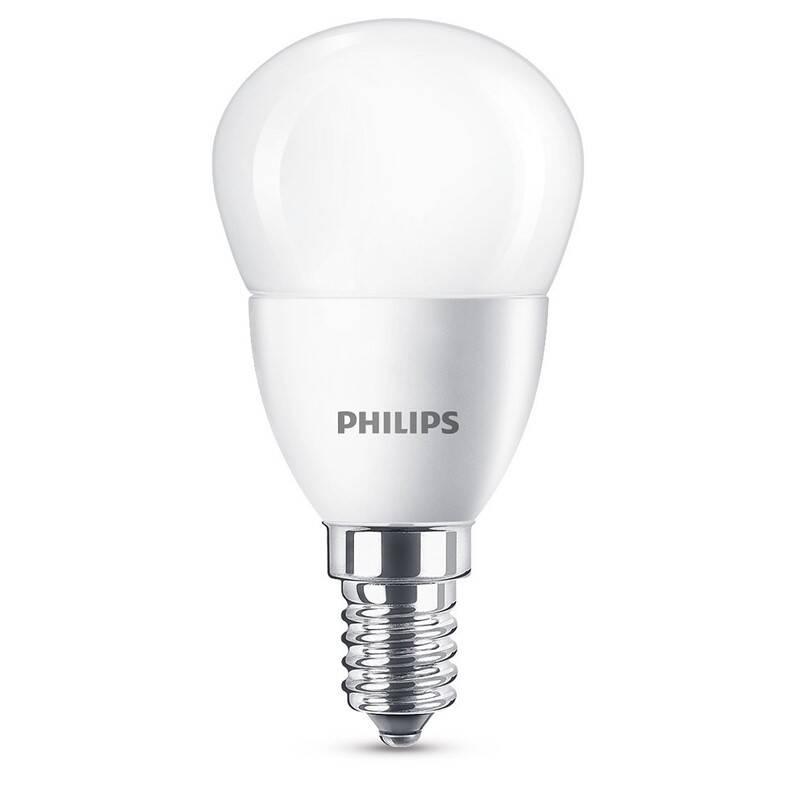 Žárovka LED Philips klasik, 5,5W, E14, neutrální bílá