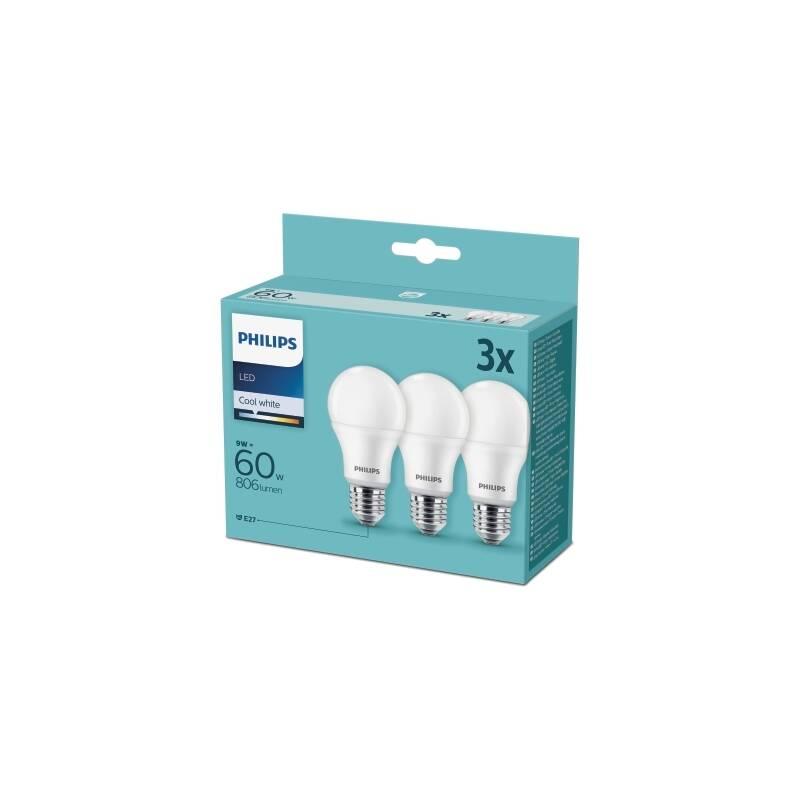 Žárovka LED Philips klasik, 9W, E27,