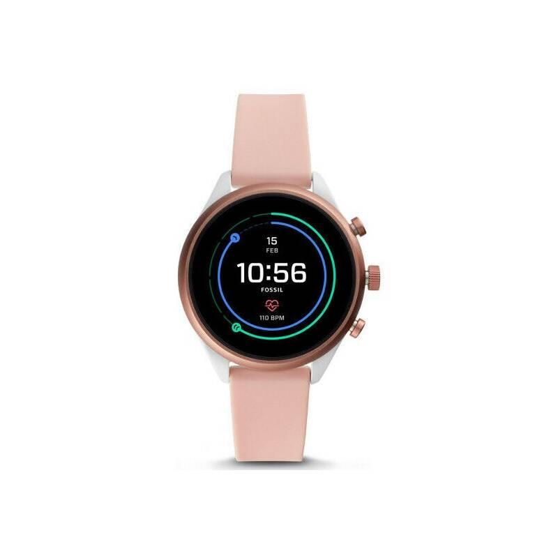 Chytré hodinky Fossil Sport 41mm - Blush Silicone