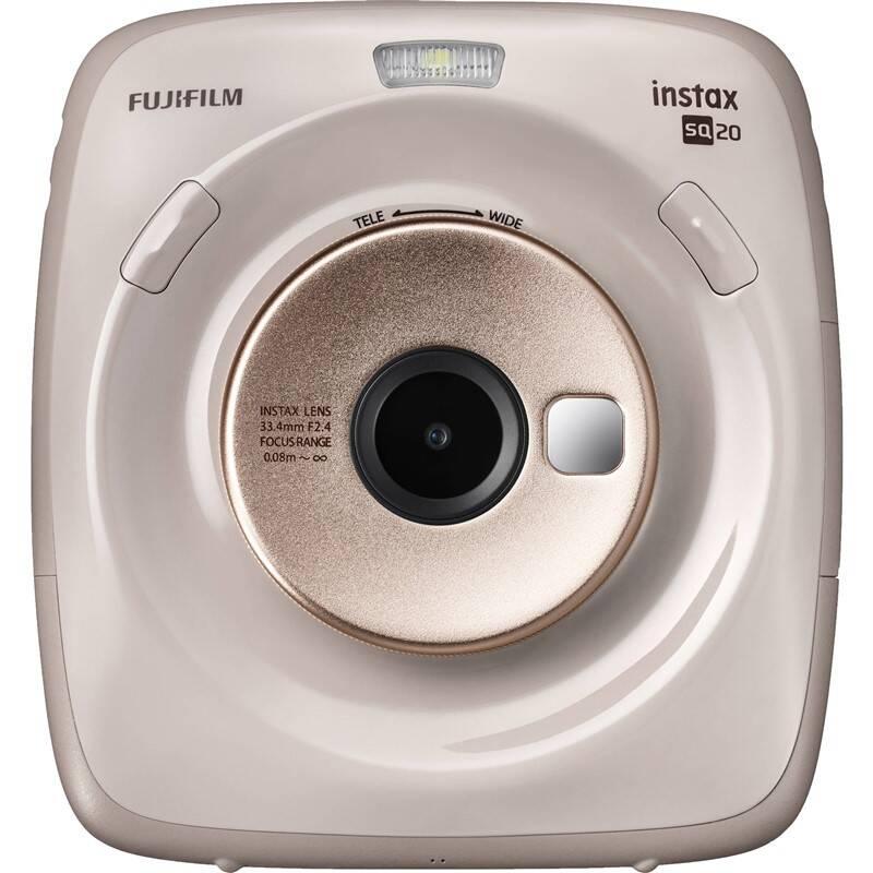 Digitální fotoaparát Fujifilm Instax Square SQ 20 béžový, Digitální, fotoaparát, Fujifilm, Instax, Square, SQ, 20, béžový