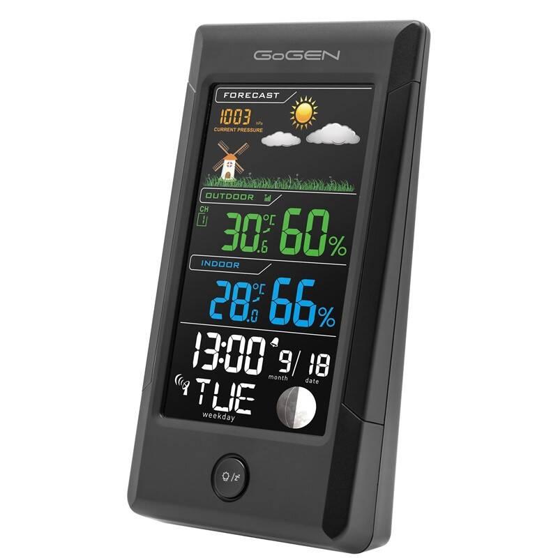 Meteorologická stanice GoGEN ME 1296 černá