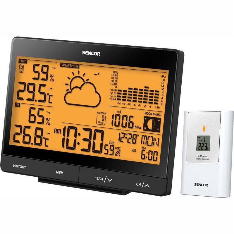 Meteorologická stanice Sencor SWS 5551 černý