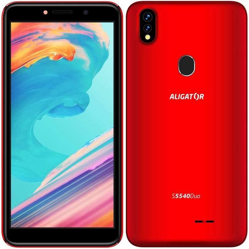 Mobilní telefon Aligator S5540 Dual SIM červený