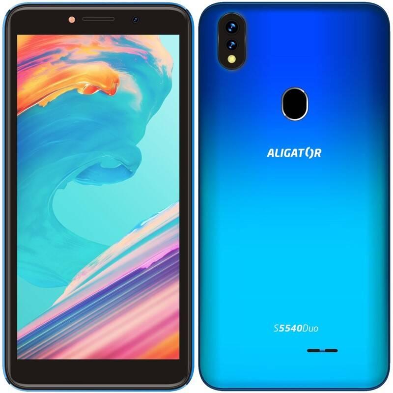 Mobilní telefon Aligator S5540 Dual SIM modrý