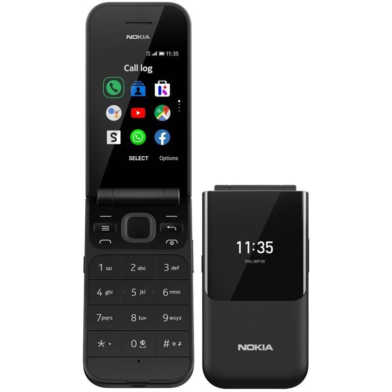 Mobilní telefon Nokia 2720 Flip Dual SIM černý, Mobilní, telefon, Nokia, 2720, Flip, Dual, SIM, černý