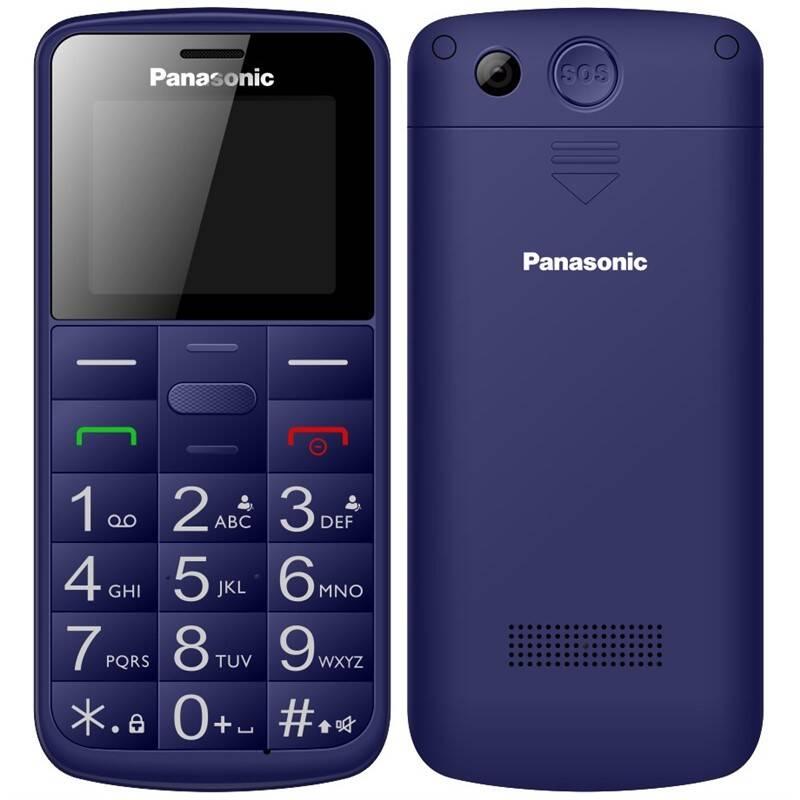 Mobilní telefon Panasonic KX-TU110EXC Dual SIM modrý, Mobilní, telefon, Panasonic, KX-TU110EXC, Dual, SIM, modrý