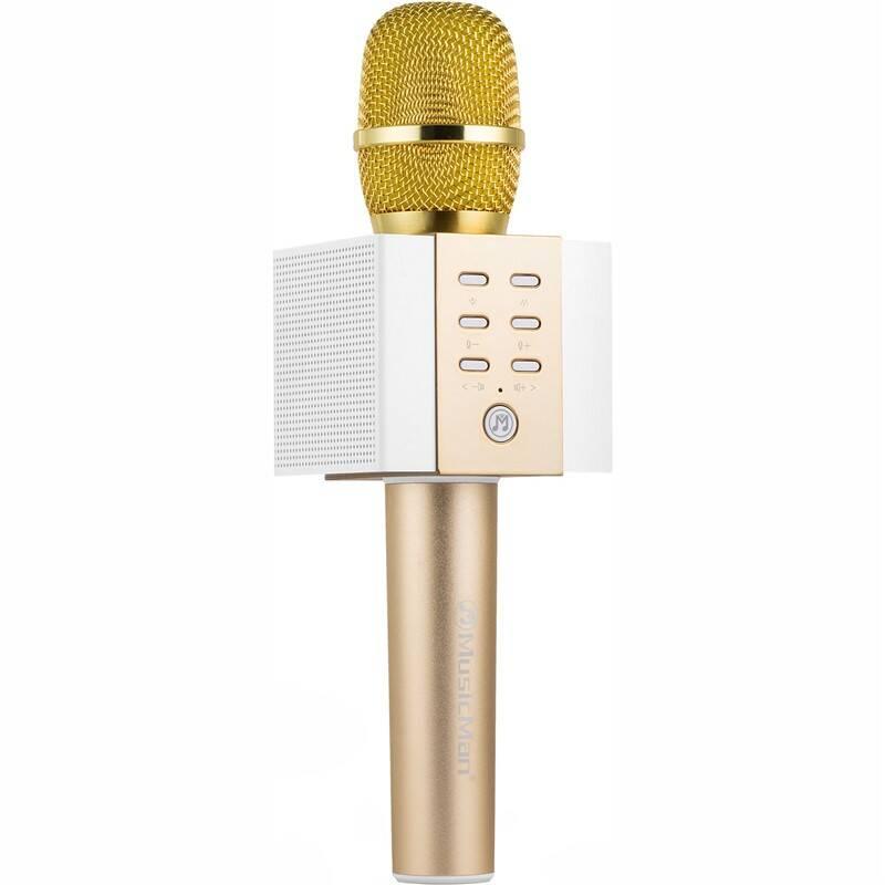 Přenosný reproduktor Technaxx ELEGANCE, karaoke mikrofon zlatý, Přenosný, reproduktor, Technaxx, ELEGANCE, karaoke, mikrofon, zlatý