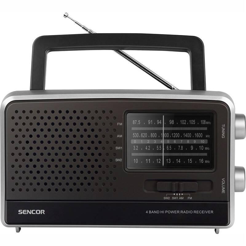 Radiopřijímač Sencor SRD 2806 černý