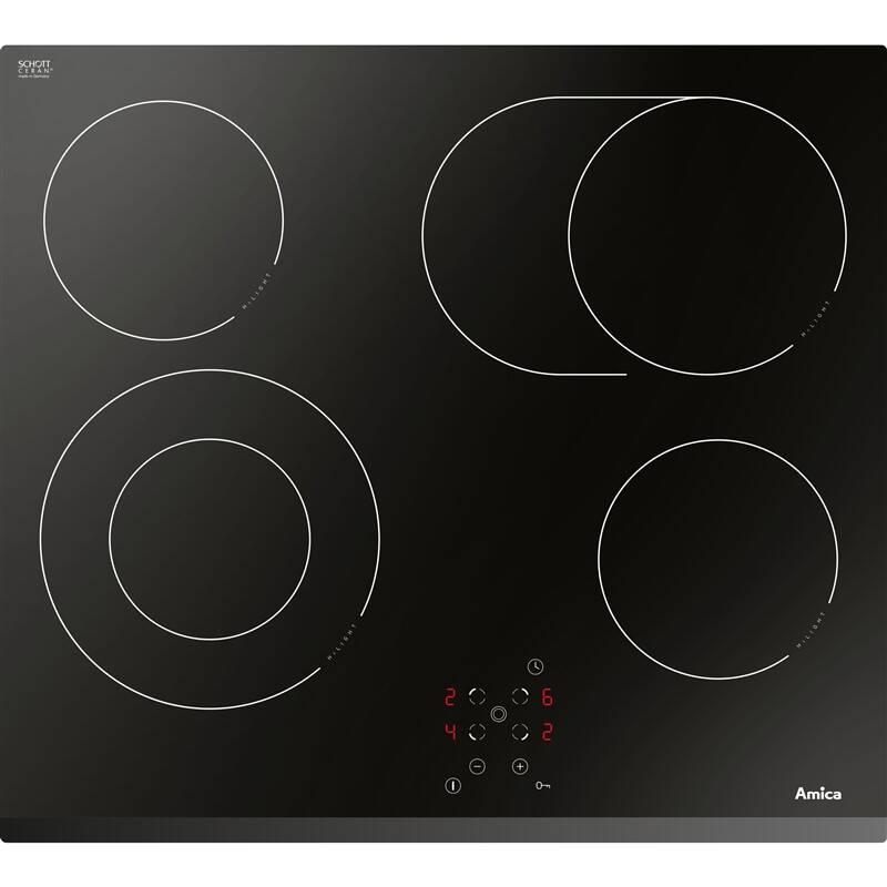 Sklokeramická varná deska Amica DS 6423