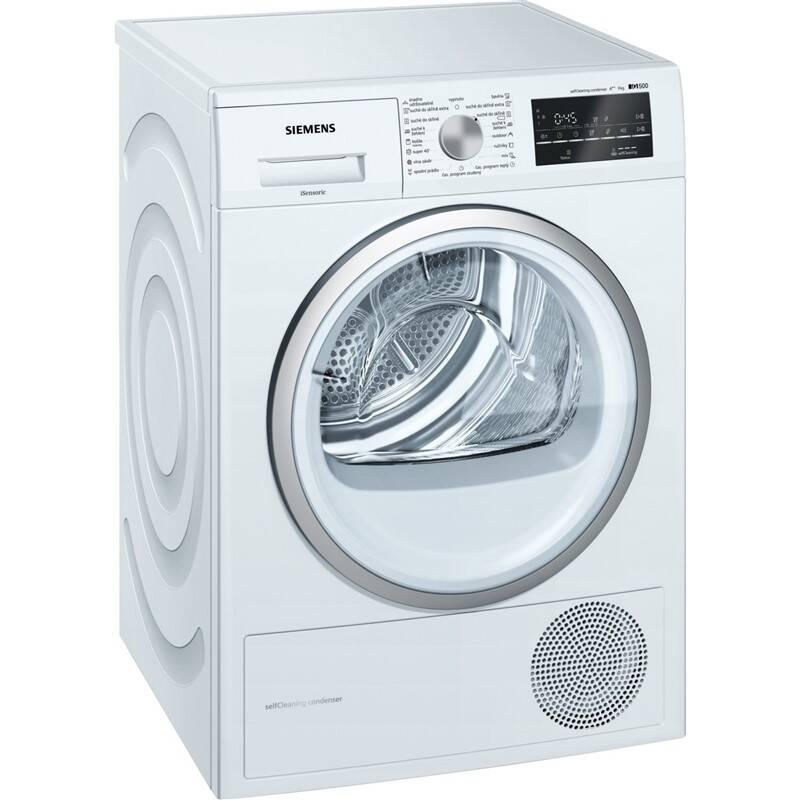 Sušička prádla Siemens iQ500 WT45W461CS bílá