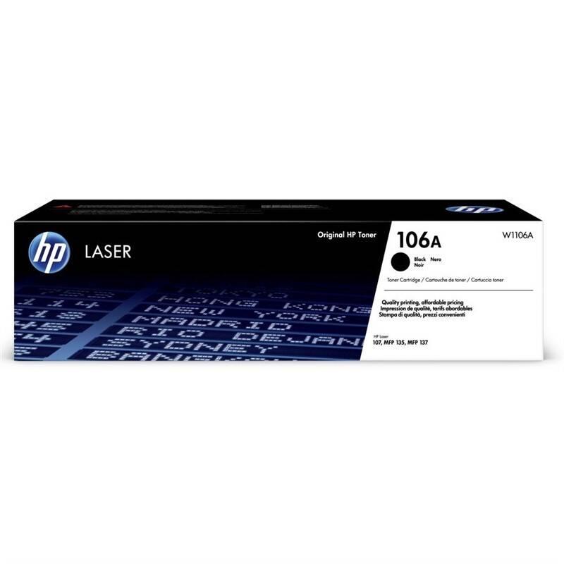 Toner HP 106A, 1000 stran černý