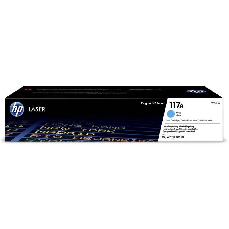 Toner HP 117A, 700 stran modrý