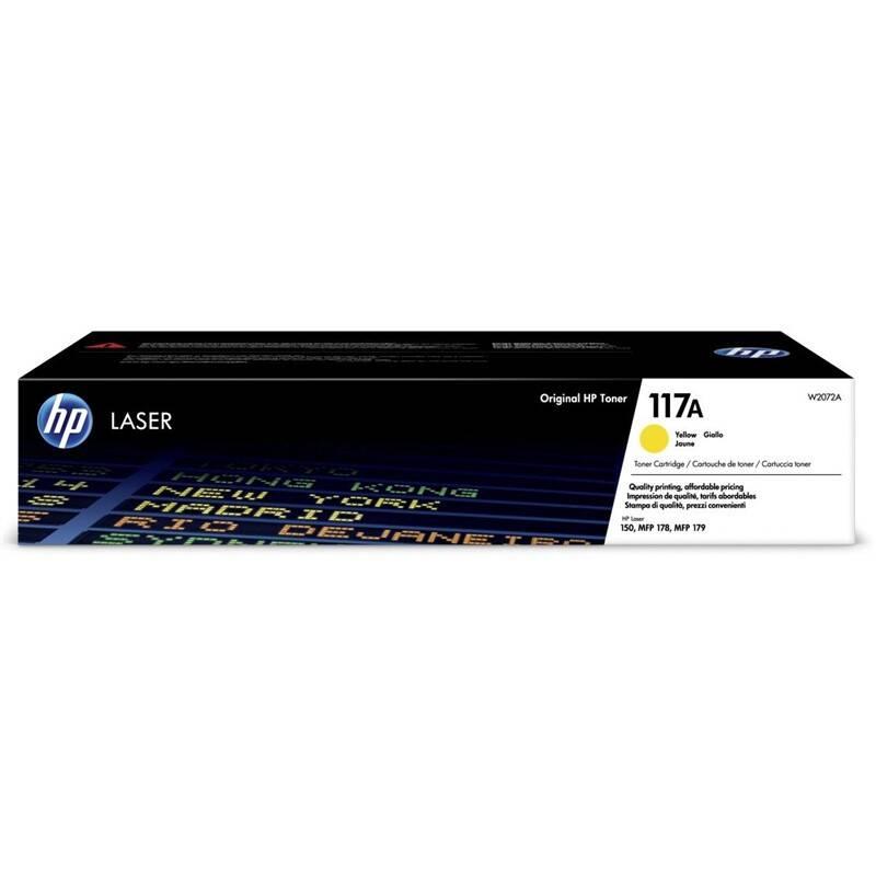 Toner HP 117A, 700 stran žlutý