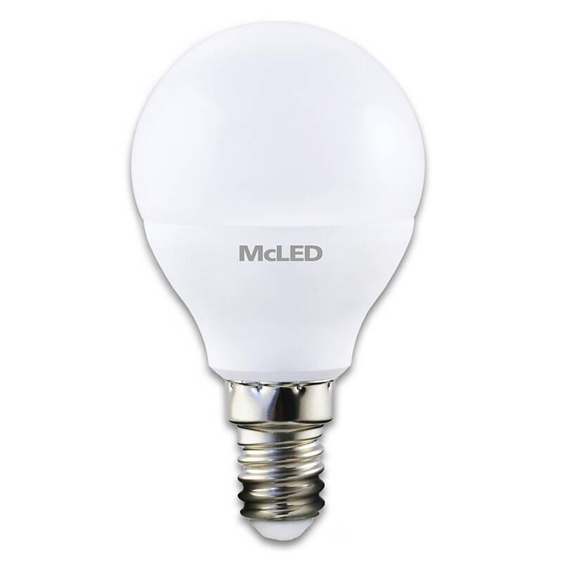 Žárovka LED McLED kapka, 3,5W, E14, neutrální bílá