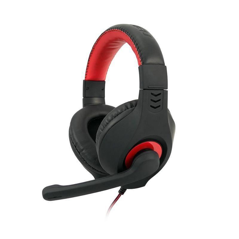 Headset C-Tech CTCGHS14R černý červený, Headset, C-Tech, CTCGHS14R, černý, červený