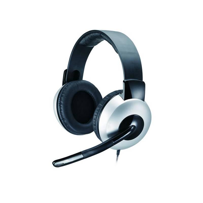 Headset Genius HS-05A černý stříbrný