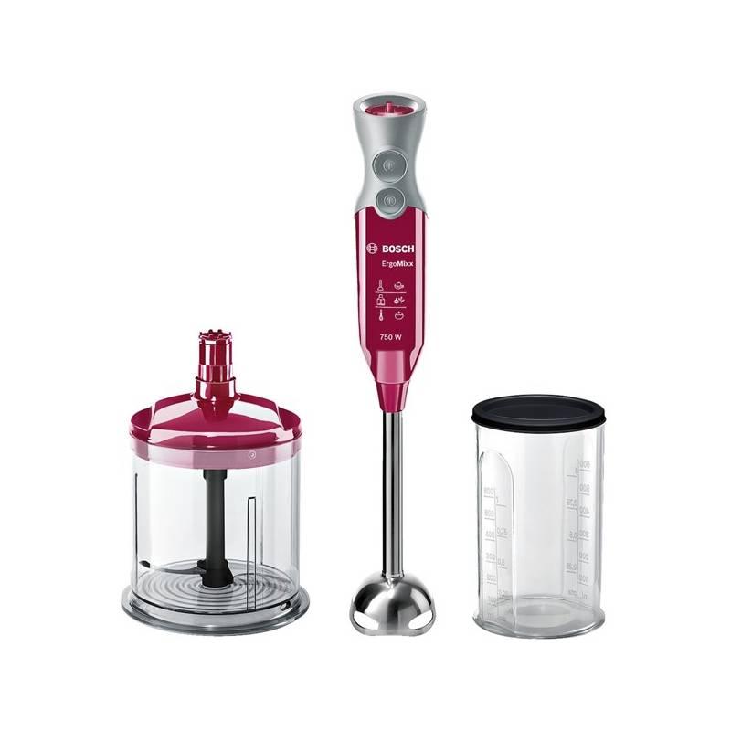 Ponorný mixér Bosch MSM67140R šedý červený