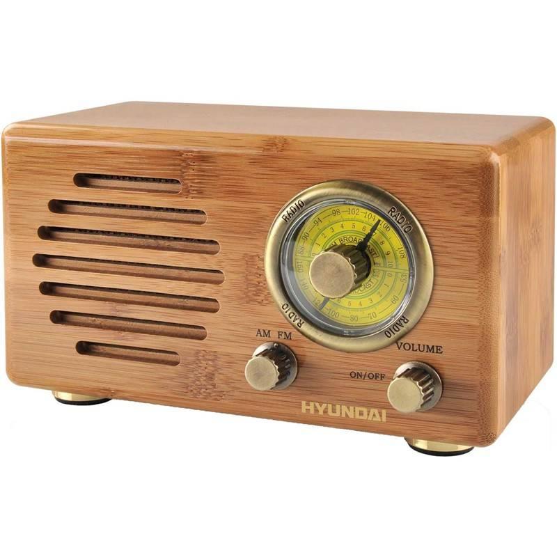 Radiopřijímač Hyundai Retro RA 410B dřevo