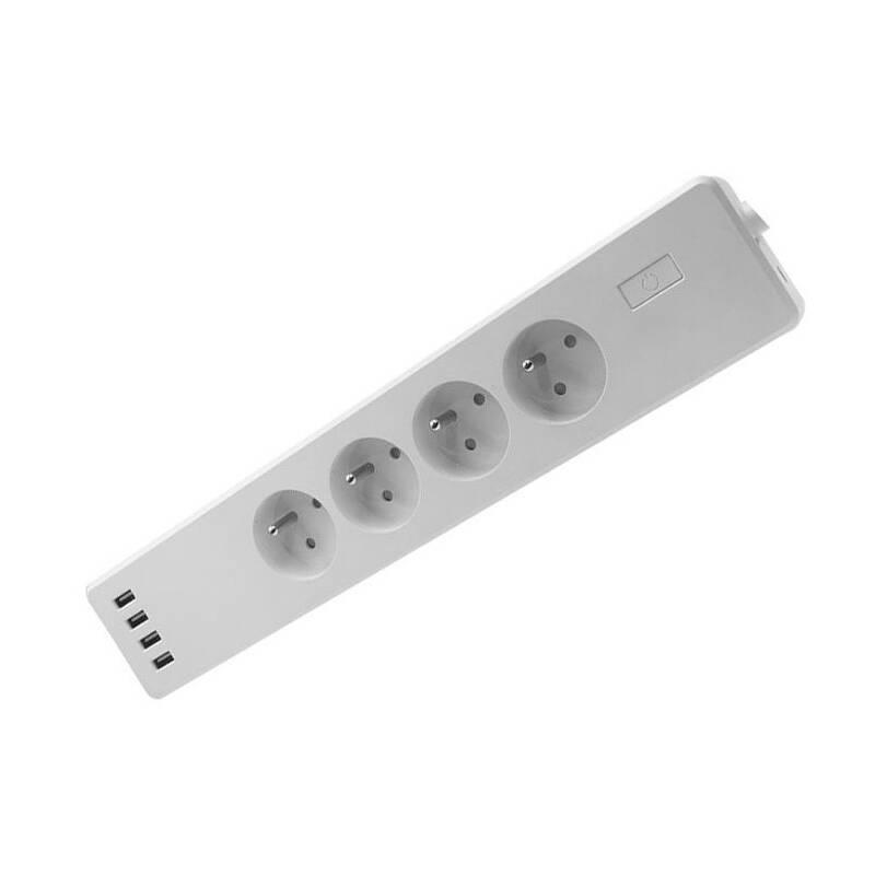 Chytrá zásuvka iQtech SmartLife WT004, Wi-Fi, 4x zásuvka 4x USB