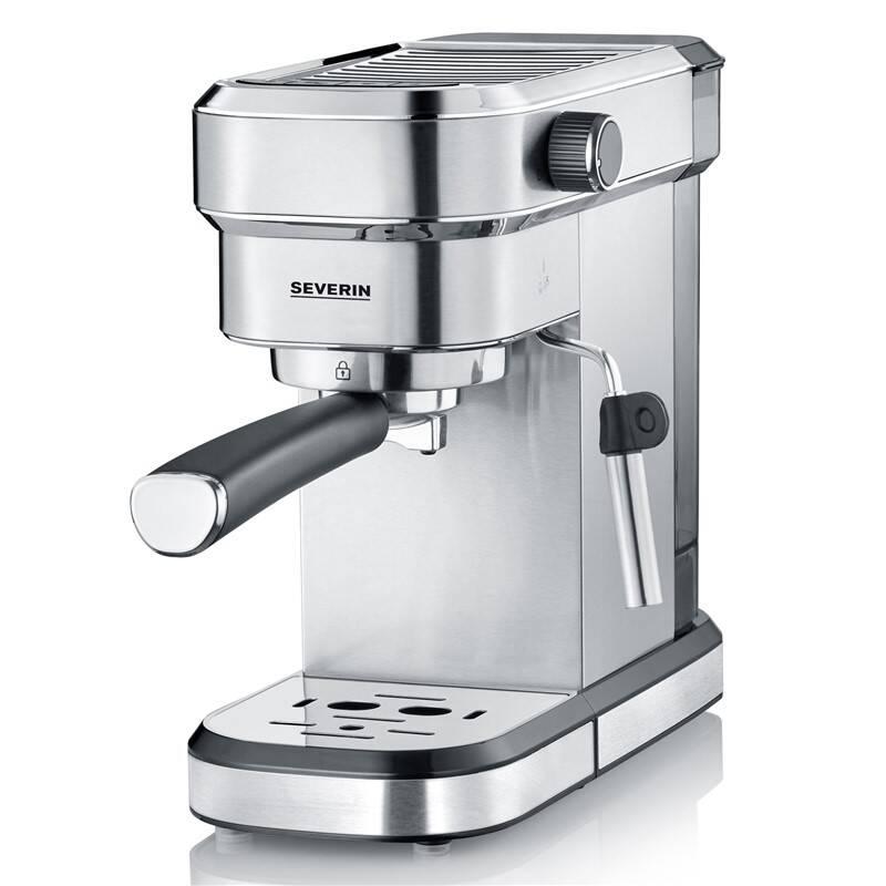 Espresso Severin KA 5994 stříbrné, Espresso, Severin, KA, 5994, stříbrné