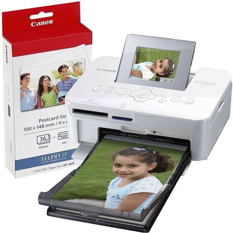 Fototiskárna Canon Selphy CP1000 papíry KP-36