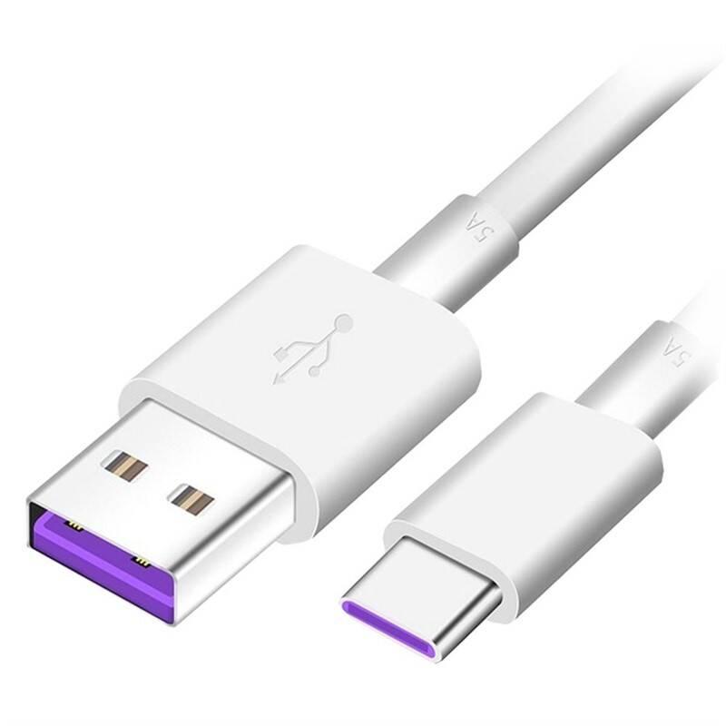 Kabel Huawei USB USB-C, 1m bílý, Kabel, Huawei, USB, USB-C, 1m, bílý