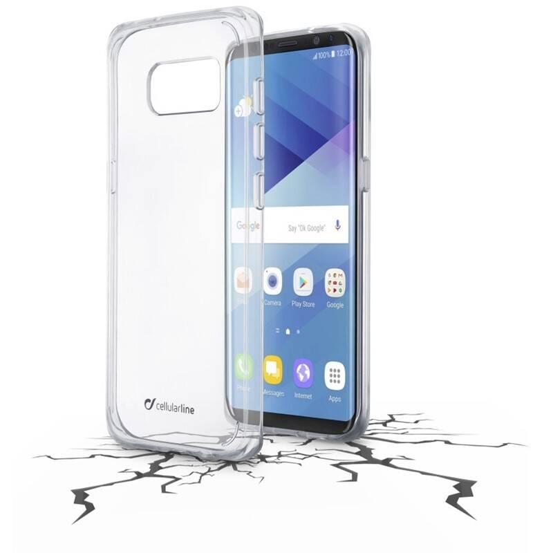 Kryt na mobil CellularLine Clear Duo pro Samsung Galaxy S8 průhledný