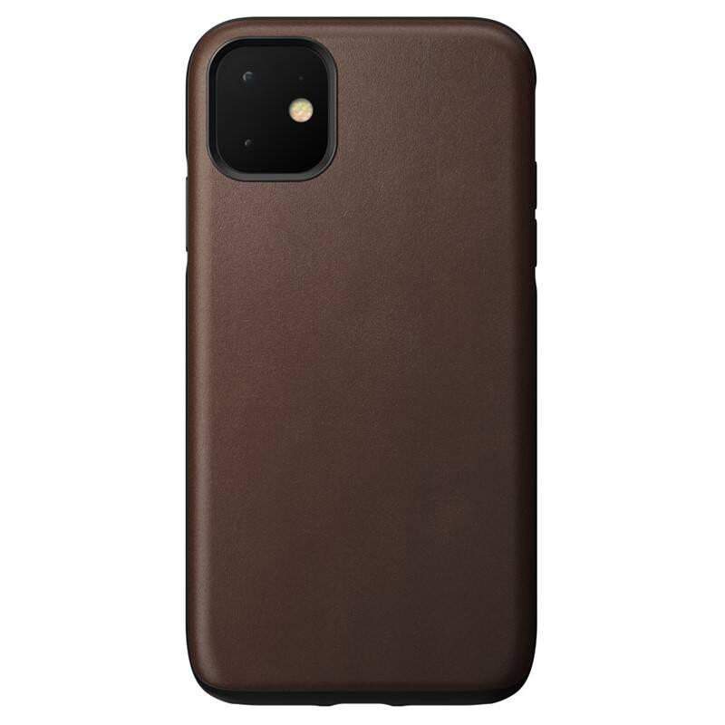 Kryt na mobil NOMAD pro Apple iPhone 11 hnědý