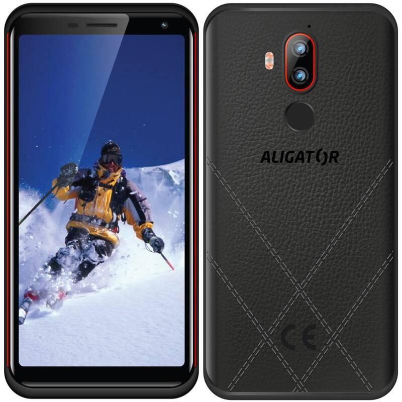 Mobilní telefon Aligator RX800 eXtremo černý červený