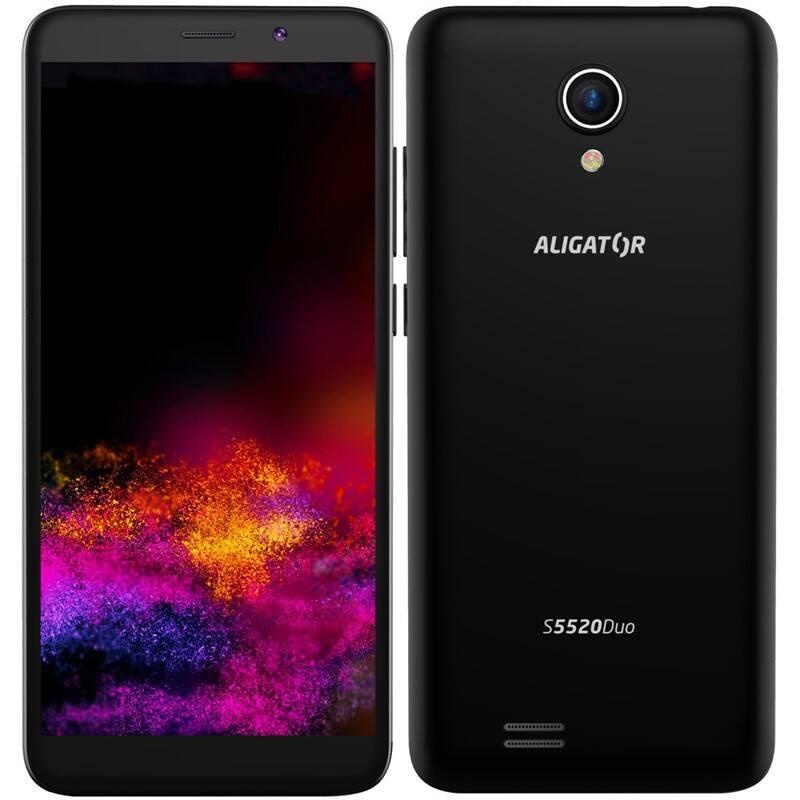 Mobilní telefon Aligator S5520 černý, Mobilní, telefon, Aligator, S5520, černý