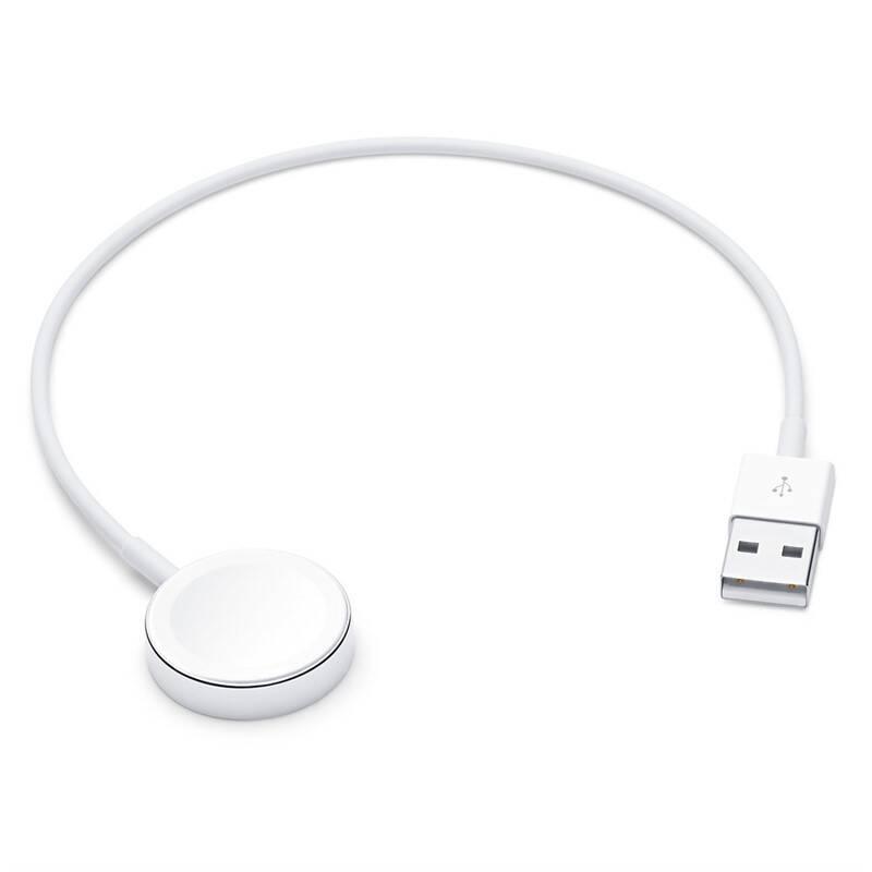 Nabíjecí kabel Apple magnetický pro Apple Watch, 0,3m bílý