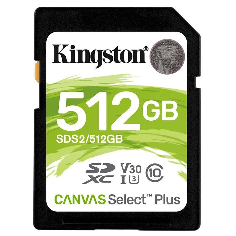 Paměťová karta Kingston Canvas Select Plus SDXC 512GB UHS-I U1