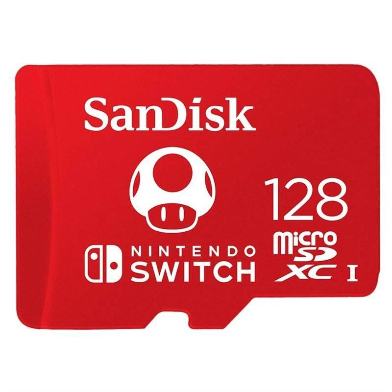 Paměťová karta Sandisk Micro SDXC 128GB UHS-I U3 pro Nintendo Switch