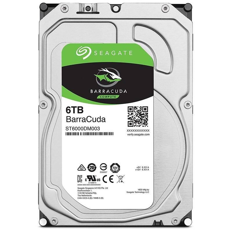 Pevný disk 3,5" Seagate Barracuda 6TB