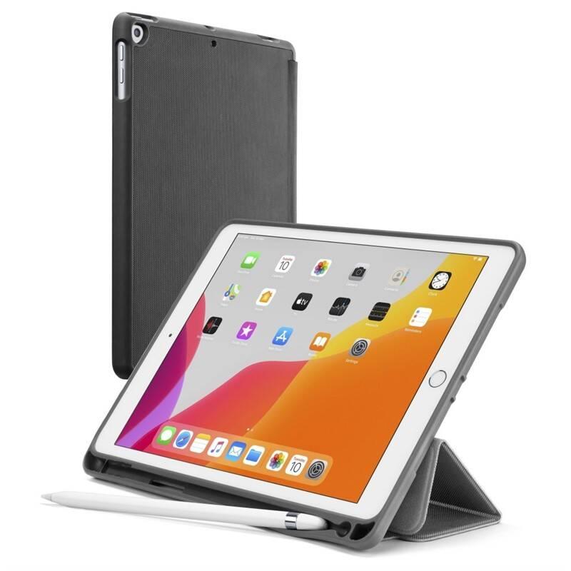 Pouzdro na tablet CellularLine Folio se slotem pro stylus pro Apple iPad 10,2" černé