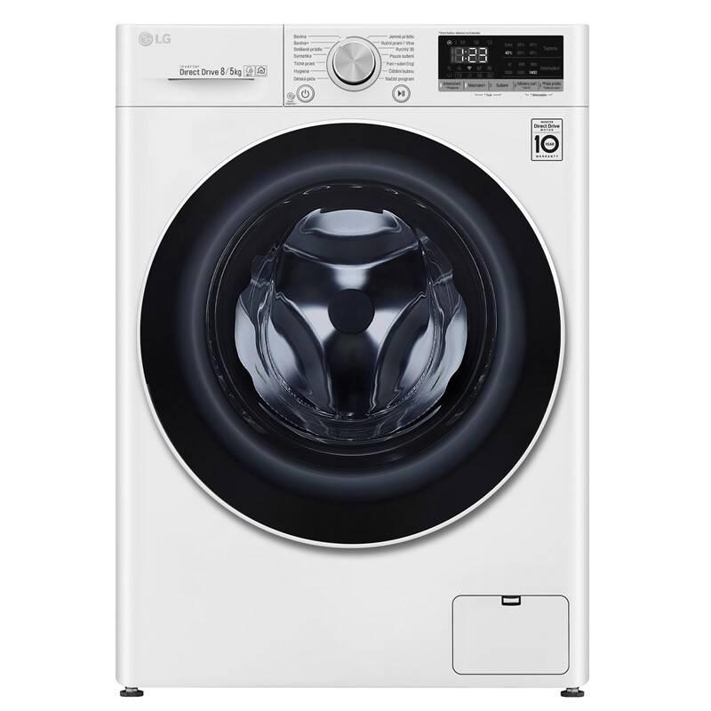 Pračka se sušičkou LG F4DN508N0 bílá