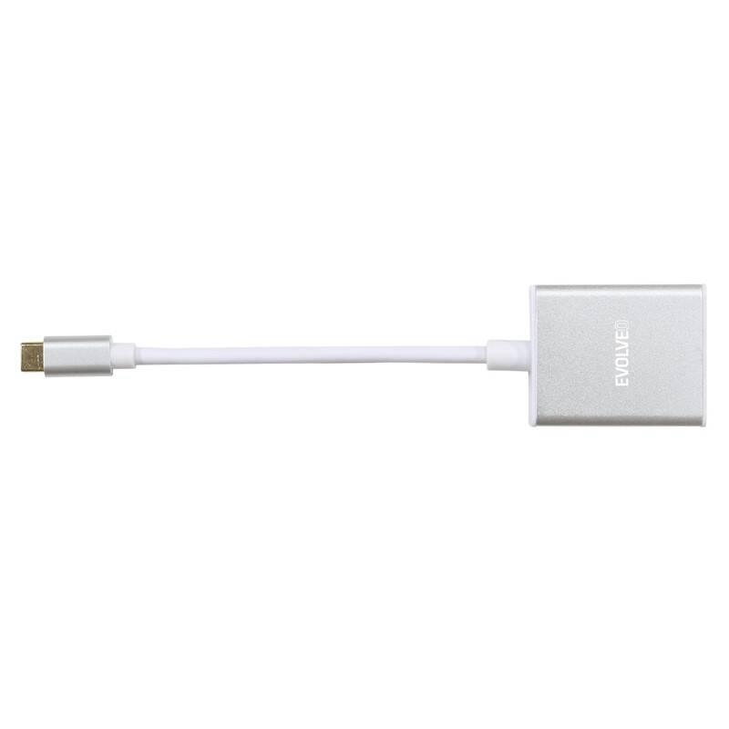 Redukce Evolveo USB-C HDMI bílá