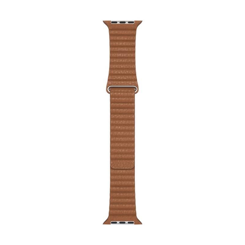 Řemínek Apple 44mm Saddle Brown Leather