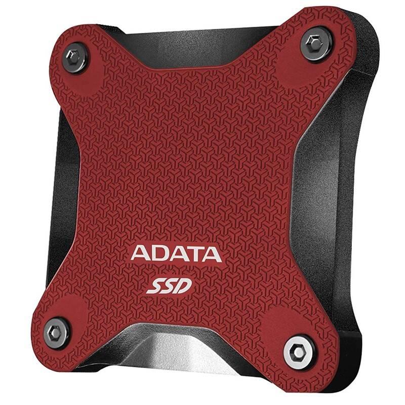 SSD externí ADATA SD600Q 240GB červený, SSD, externí, ADATA, SD600Q, 240GB, červený