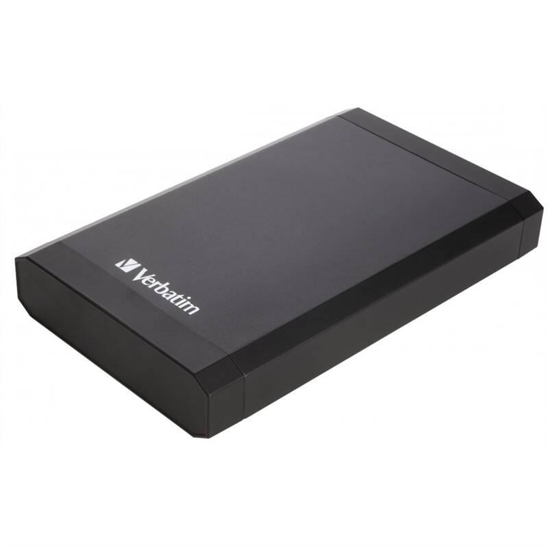 Box na HDD Verbatim pro 3,5" HDD SATA, USB 3.0 černý