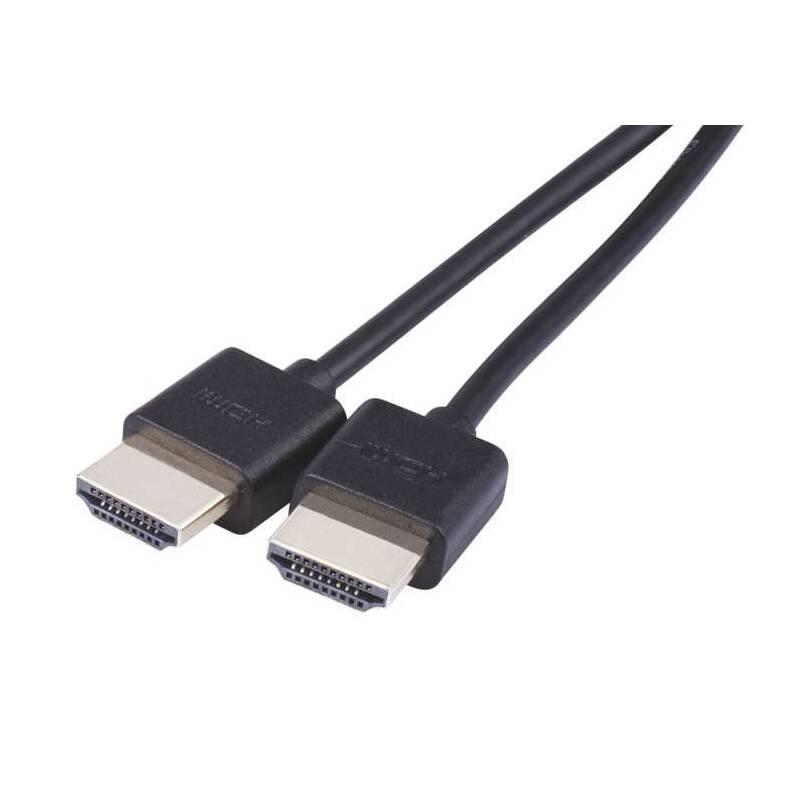 Kabel EMOS HDMI HDMI, 1,5m černý