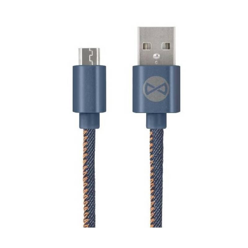 Kabel Forever USB Micro USB, 1m modrý