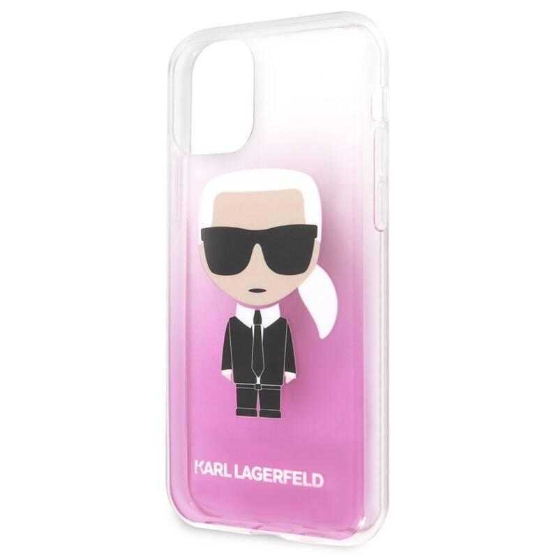 Kryt na mobil Karl Lagerfeld Iconic pro Apple iPhone 11 růžový