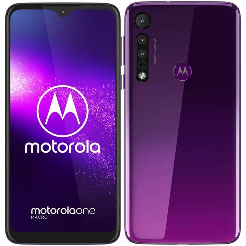 Mobilní telefon Motorola One Macro fialový, Mobilní, telefon, Motorola, One, Macro, fialový