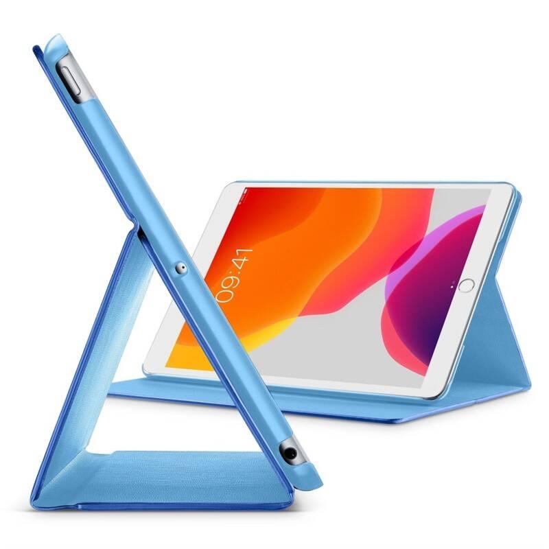 Pouzdro na tablet CellularLine Folio pro Apple iPad 10,2" modré